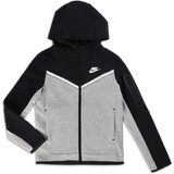 Hoodies Children's Clothing Nike Boy's Sportswear Tech Fleece - Black/Dark Grey Heather/White (CU9223-013)
