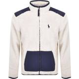 Sweaters Men's Clothing Polo Ralph Lauren Hybrid Zip Fleece Jacket - Winter Cream