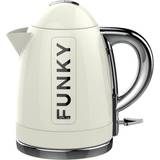White and gold kettle Funky FK01
