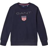 Sweatshirts Children's Clothing Gant Teen Boy's Shield Crew Neck Sweatshirt - Evening Blue (906709-7997)