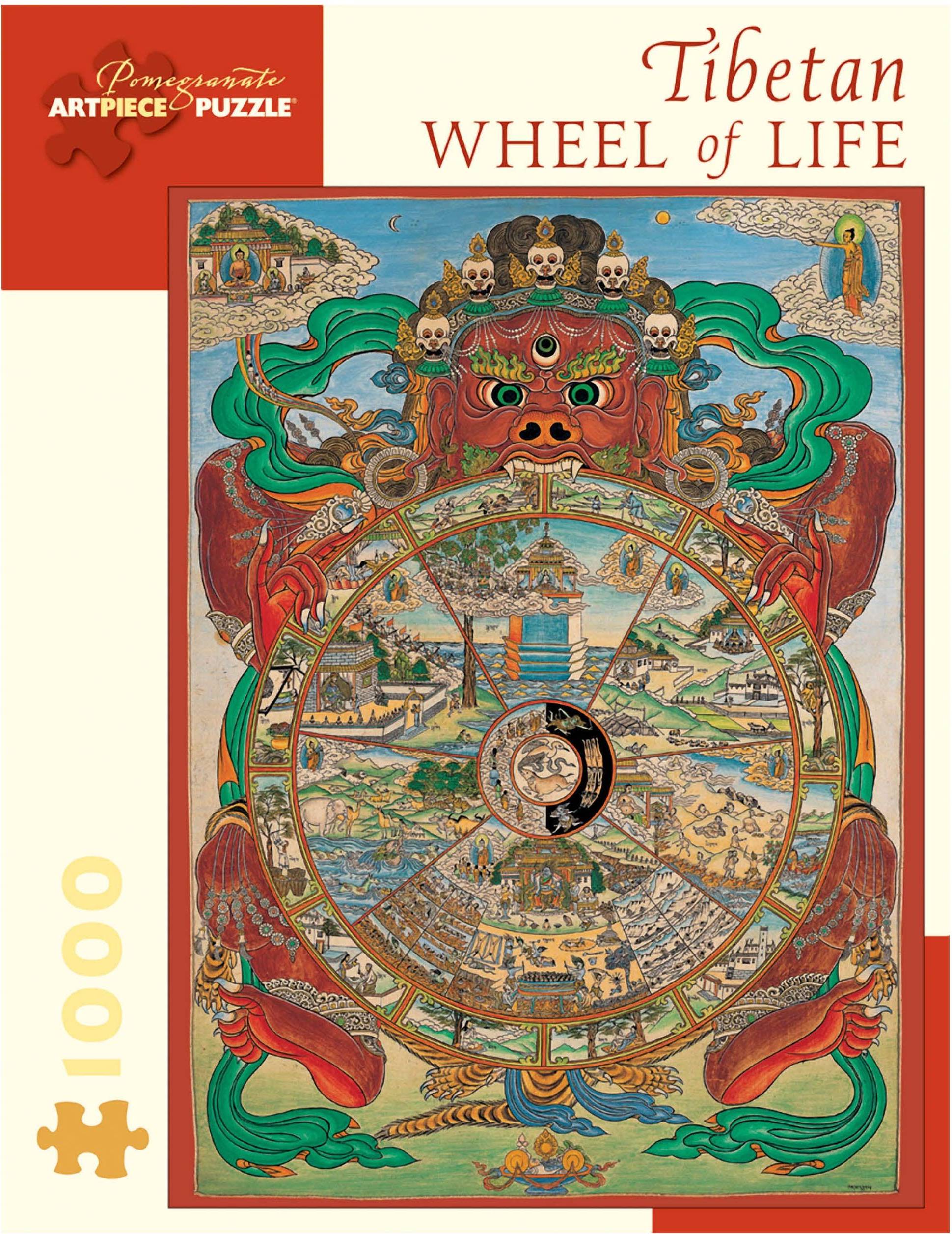 Pomegranate Tibetan Wheel of Life 1000 Pieces