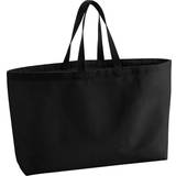 Westford Mill Canvas Oversized Tote Bag (One Size) (Black)
