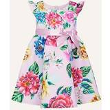 Dresses Children's Clothing Monsoon Baby Flo Floral Scuba Dress - Pink