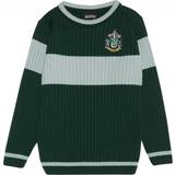 Knitted Sweaters Children's Clothing Harry Potter Boys Slytherin Quidditch Knitted Jumper (11-12 Years) (Green/Heather Grey)