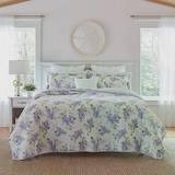 Laura Ashley Keighley Quilts Purple (264.16x243.84cm)