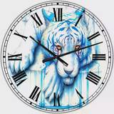 Clocks Design Art Blue Tears Large Cottage Wall Clock 91.4cm