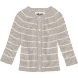 Cardigans Children's Clothing Molo Bendix - Grey Stripes (6W22K301-6622)