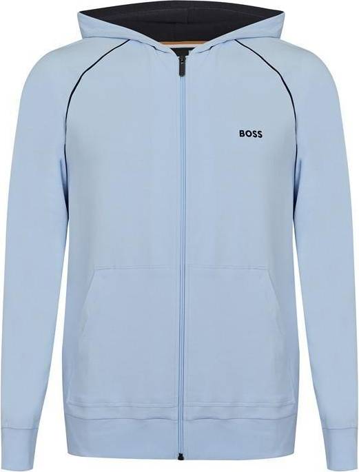 BOSS Men's Mix&Match Jacket H Zip Hoodie L Light/Pastel Blue450 