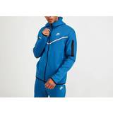 Nike tech fleece hoodie Children's Clothing Nike Tech Fleece Full-Zip Hoodie - Dark Marina Blue/Light Bone