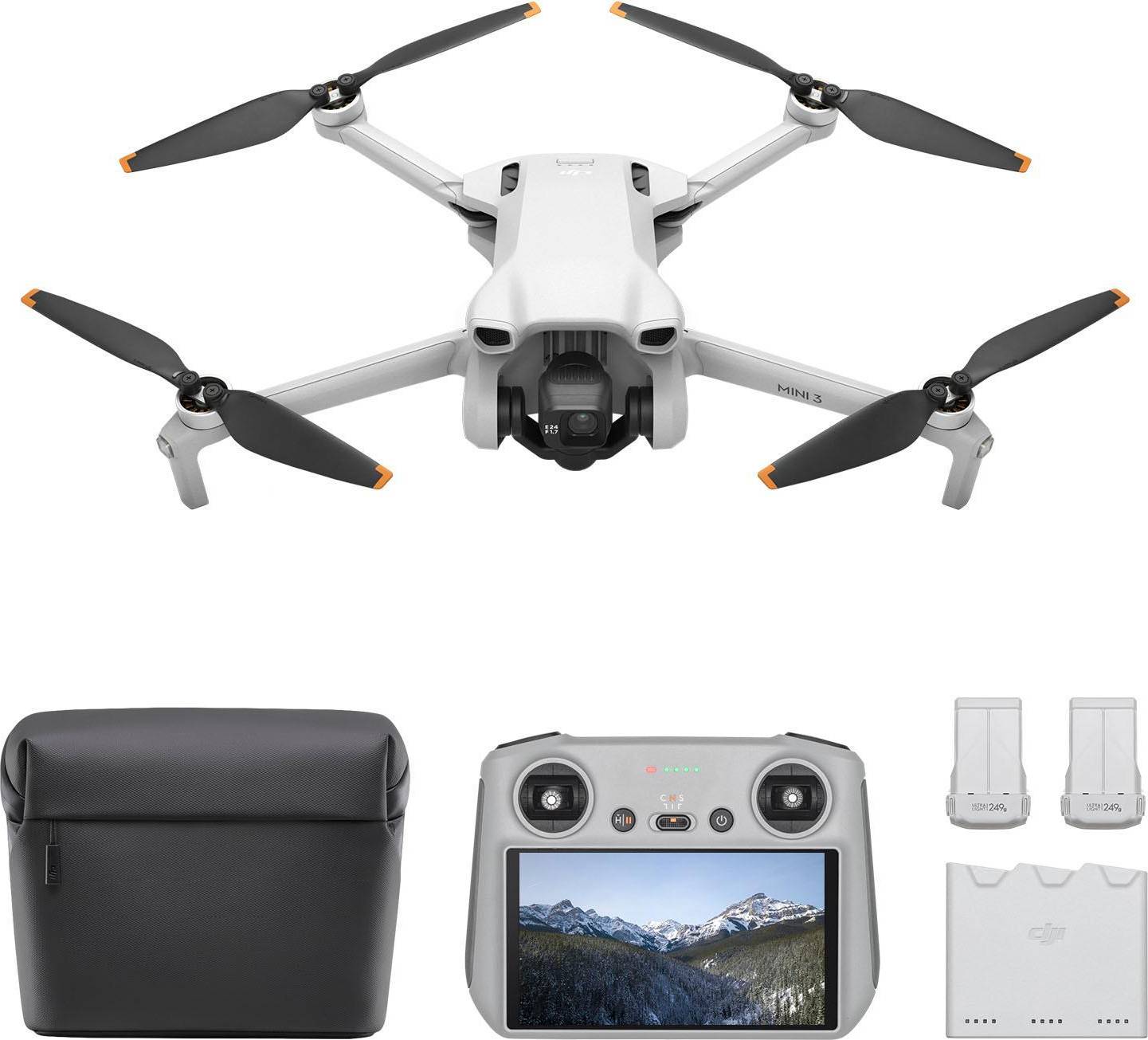 RC Toys DJI Mini 3 Fly More Combo Drone with RC