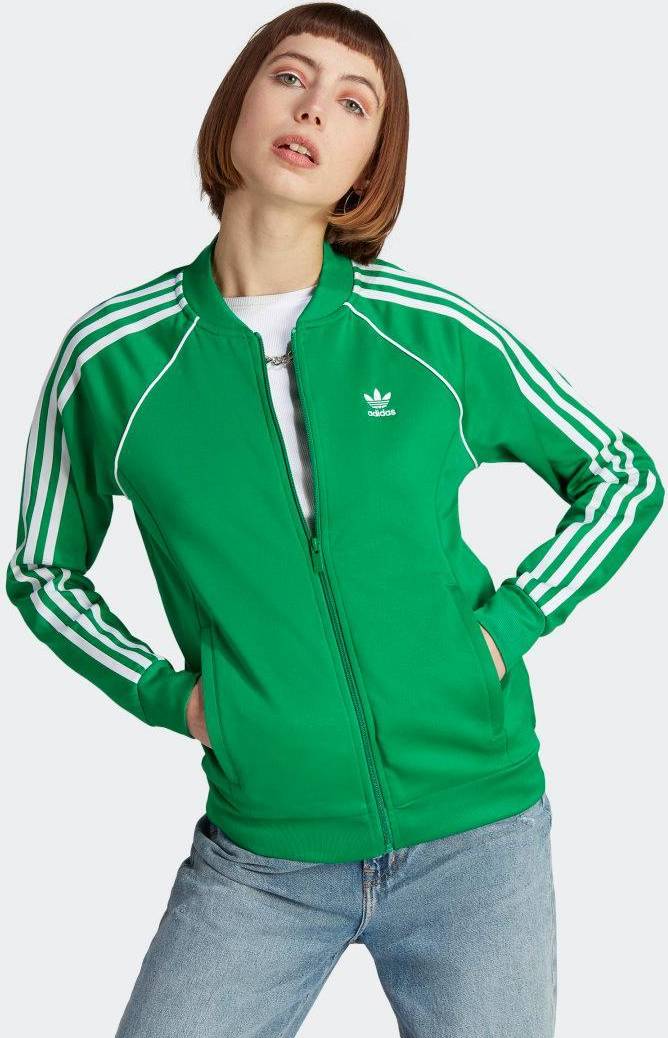 Adidas Adicolor Classics SST Track Jacket Green Womens • Price