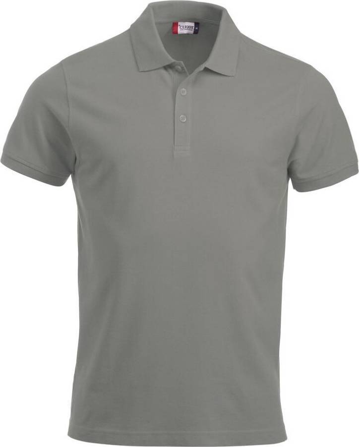 Clique Men's Classic Lincoln Polo Shirt - Silver • Price