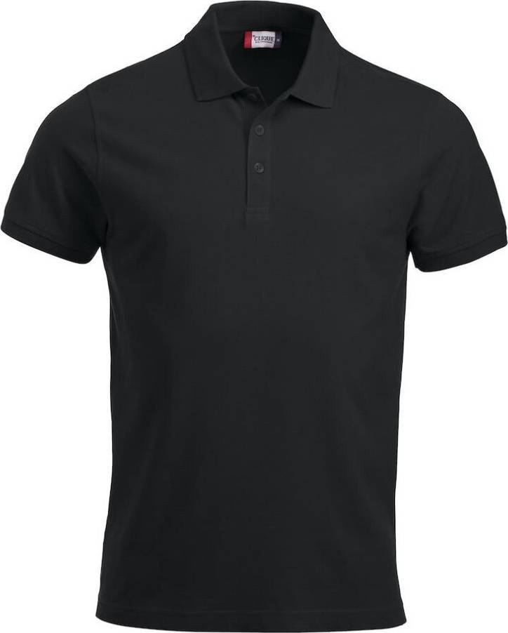 Clique Men's Classic Lincoln Polo Shirt - Black • Price