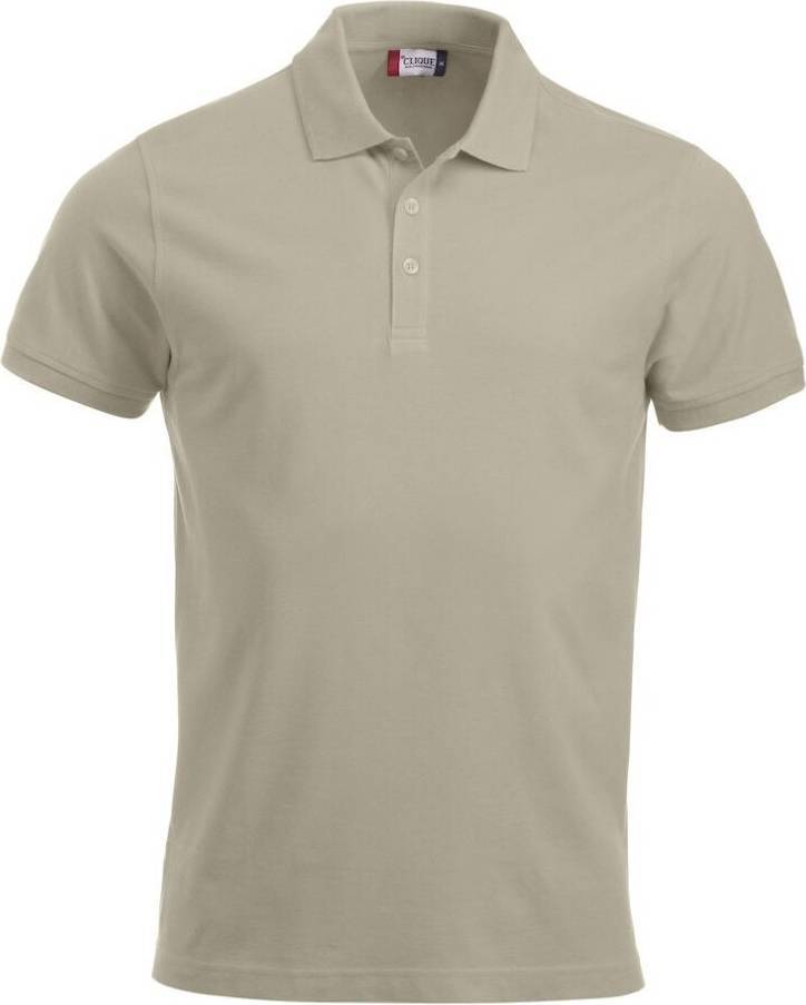 Clique Men's Classic Lincoln Polo Shirt - Light Khaki • Price