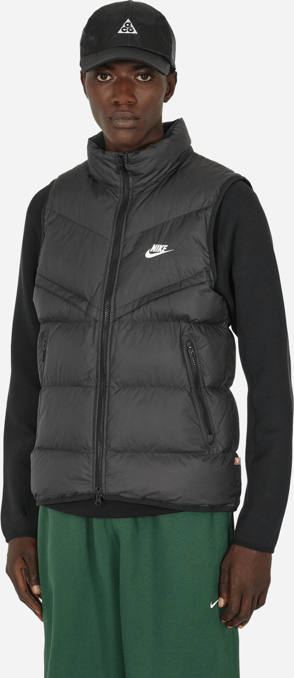 Mens nike gilet Nike Storm-fit Windrunner Nylon Vest Black