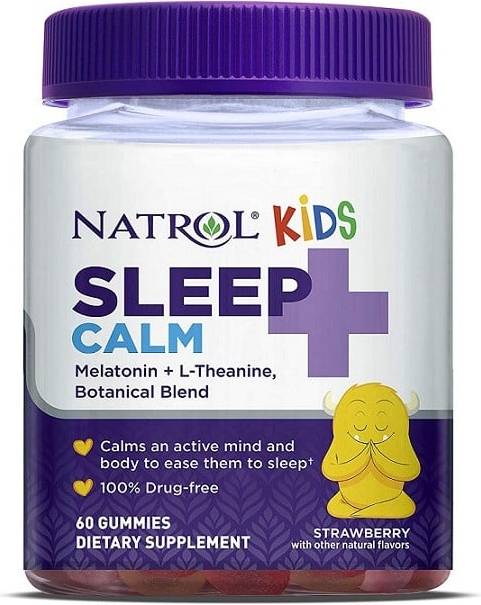 Natrol Kids Sleep+ Calm Gummies Strawberry 60 pcs