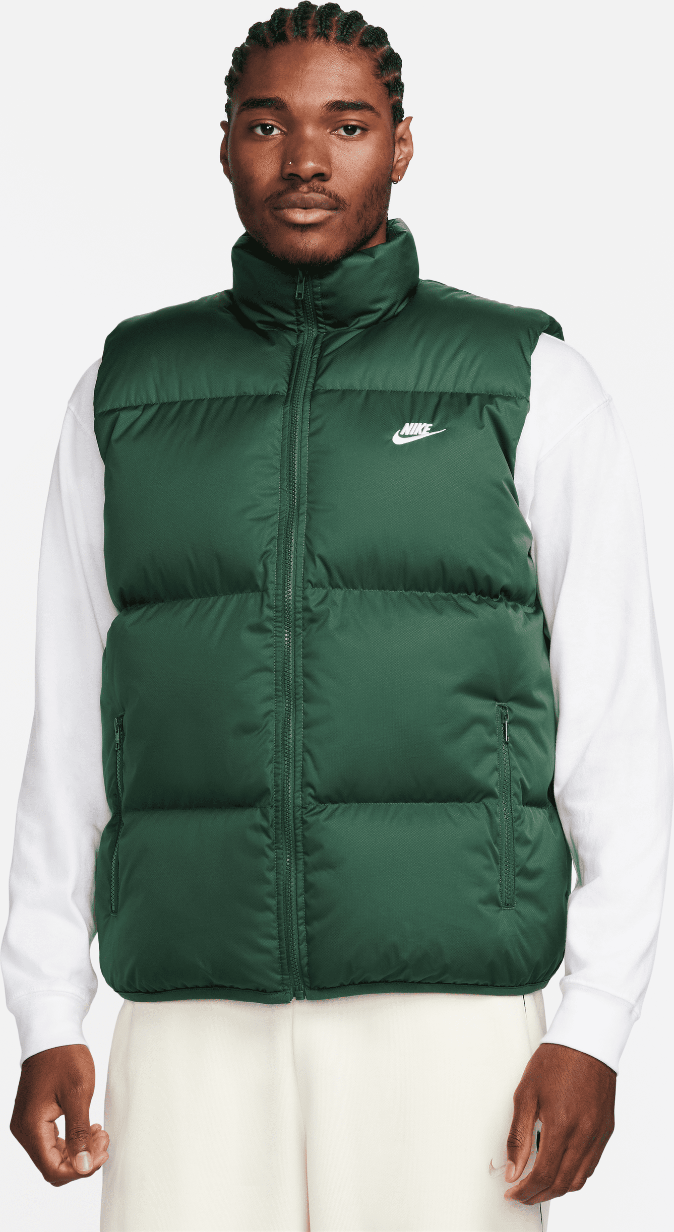 Nike Sportswear Club PrimaLoft Men's Water-Repellent Puffer Gilet Green