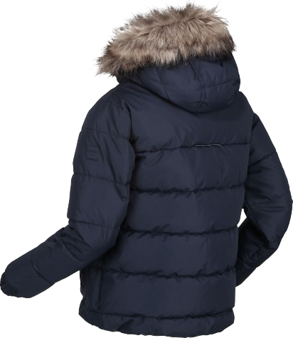 Regatta Kids' Parkes Fur Trim Parka Jacket - Blue • Price
