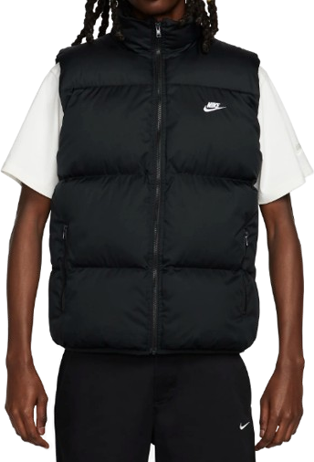 Mens nike gilet Nike Men's Sportswear Club PrimaLoft Puffer Vest - Black/White