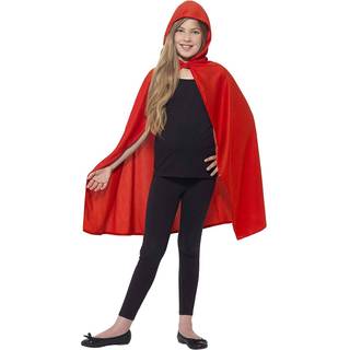 Smiffys Red Cape Hooded