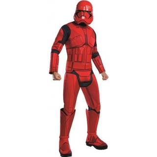Vegaoo Rubie's Official Disney Star Wars Ep 9, Red Stormtrooper Deluxe Adult Costume, Mens Size Standard