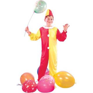 Bristol Novelty Childrens/Kids Clown Costume (M) (Red/Yellow)