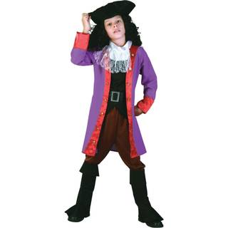 Bristol Novelty Childrens/Kids Pirate Captain Costume With Boot Tops (S) (Multicoloured)