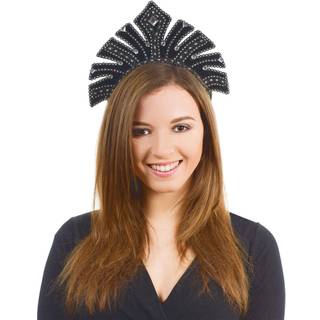 Bristol Novelty Gem Carnival Headdress (One Size) (Black)