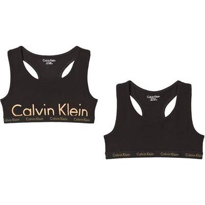 Calvin Klein Modern Cotton Girls Bralette 2-pack - Black/Black