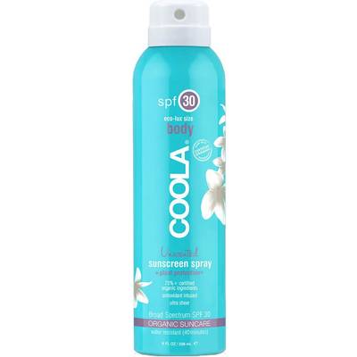 Coola Organic Suncare Sport Continuous Sunscreen Body Spray Unscented SPF30 236ml