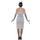 Smiffys Flapper Costume Silver with Long Dress