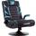 Brazen Gamingchairs Panther Elite 2.1 Bluetooth Surround Sound Gaming Chair - Black/Blue