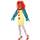Smiffys Classic Horror Clown Lady Costume Multi-Coloured