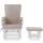 OBaby Obaby Deluxe Reclining Glider Chair & Stool