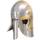 vidaXL Medieval Helmet for LARP Silver Steel