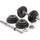 York Fitness Cast Iron Dumbbell Set with Case 20kg