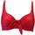Pour Moi Azure Underwired Lined Non Padded Top - Deep Red