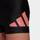 Adidas Logo Graphic Swim Briefs - Black/Acid Red