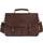Barbour Leather Briefcase 15" - Dark Brown