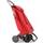 ROLSER I-Max MF 4 Wheel Foldable Shopping Trolley - Red
