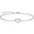 Thomas Sabo Heart Bracelet - Silver/White