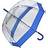 Soake Clear Dome Umbrella Blue (EDSCDBB)