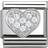 Nomination Composable Classic Link Heart Charm - Silver/Transparent