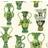 Cole & Son Khulu Vases (109/12056)