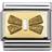 Nomination Composable Classic Link Bow Charm - Silver/Gold/White