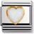 Nomination Composable Classic Link Heart with Opal Charm - Silver/Gold/White