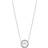 Michael Kors Logo Necklaces - Silver/Transparent