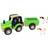 Magni Wooden Tracktor with Trailer & Animals 2622