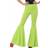 Smiffys Flared Trousers Ladies Green