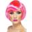 Smiffys Babe Wig Neon Pink